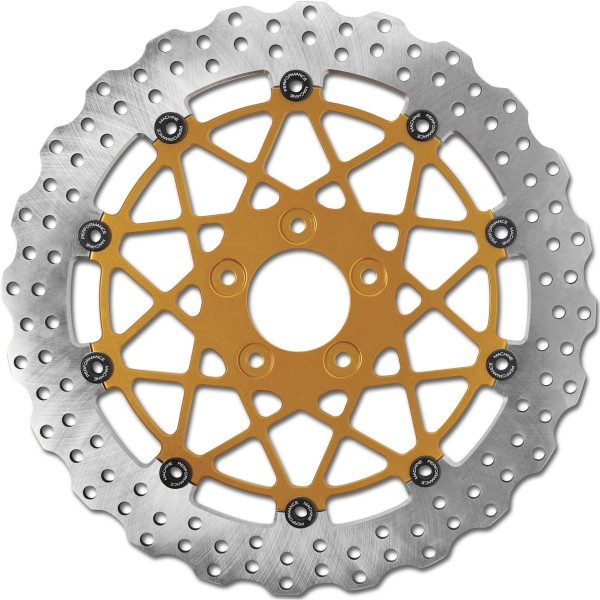 ブレーキローター フロント 13インチ X 0.20 スピードスター ゴールドアルマイト