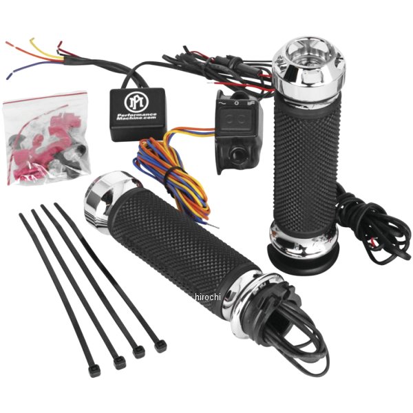 FLHX ケーブル アペックス ヒートグリップ クローム