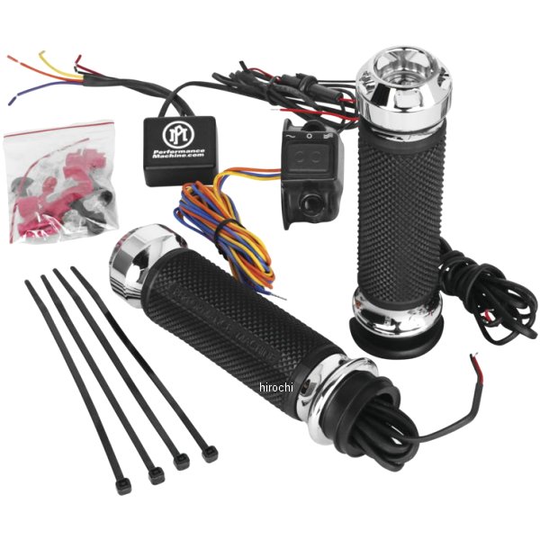 FLHX TBW アペックス ヒートグリップ クローム