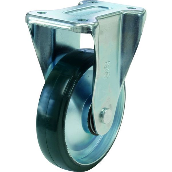 ユーエイ 新型プレスキャスター 固定車 150径射出ウレタン車輪