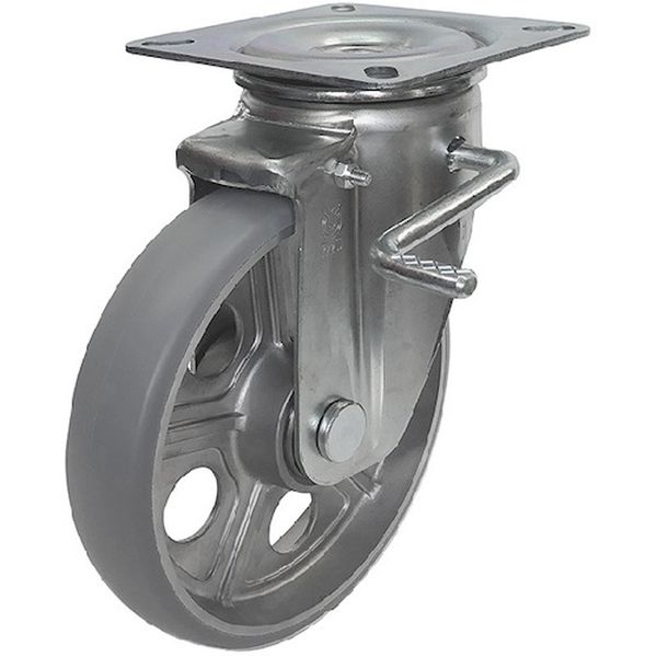 PMS200AUULBR  アルティメットウレタンキャスター 200径 自在ダブルストッパー付