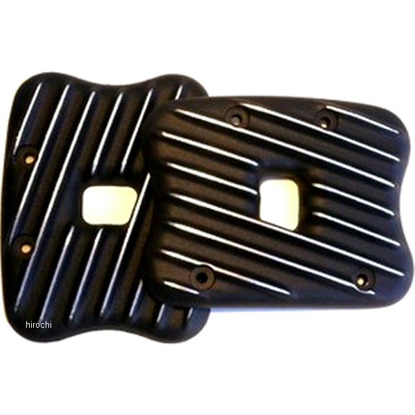 EMD ロッカーボックスカバー リブ付き 86年-03年 XL ブラックカット