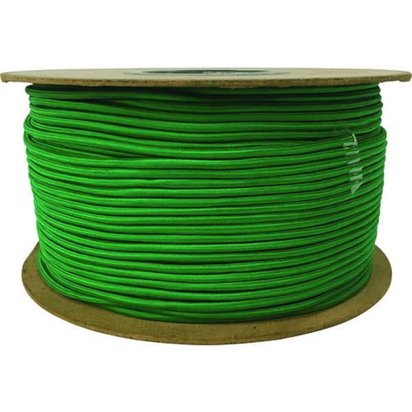 タイトゴムロープドラム巻 4.5mm×200m グリーン