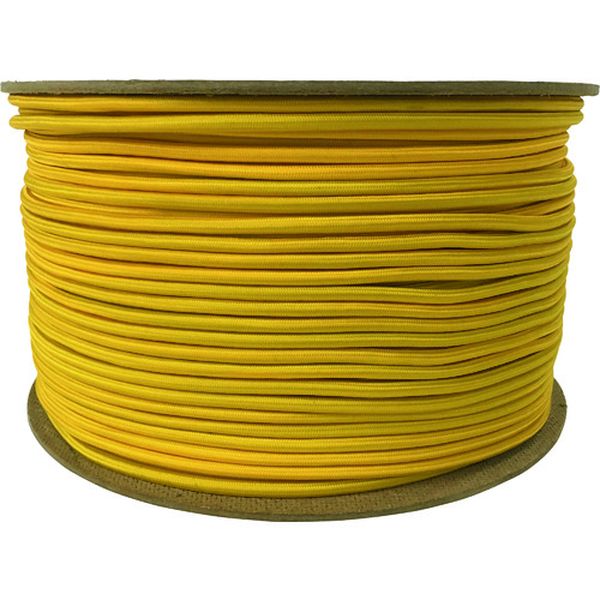 タイトゴムロープドラム巻 6mm×200m イエロー