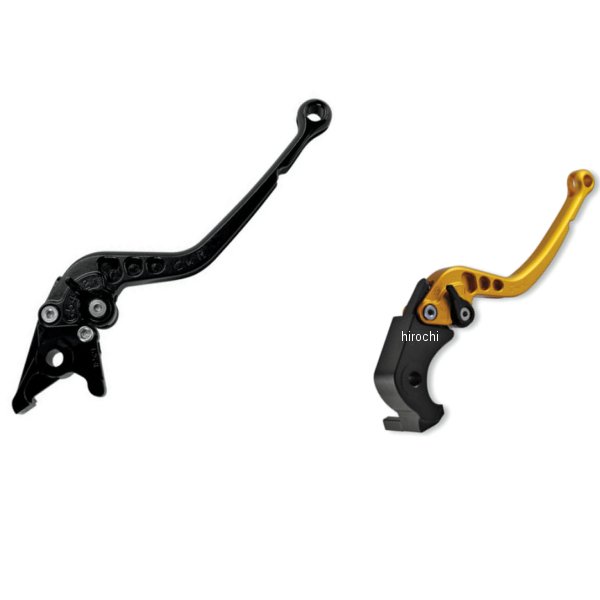 ブレーキレバー クリックロール ロング カワサキ、スズキ、トライアンフ