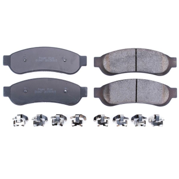 07-10 Ford F-250 Super Duty Rear Z17 Evolution Ceramic Brake Pads w/Hardware