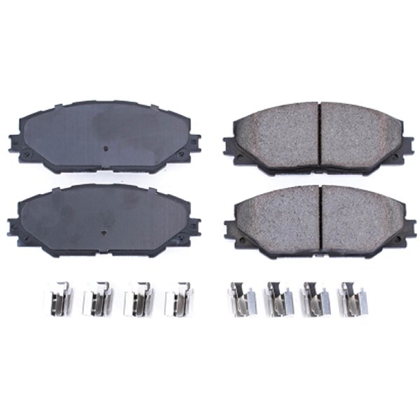 09-10 Pontiac Vibe Front Z17 Evolution Ceramic Brake Pads w/Hardware