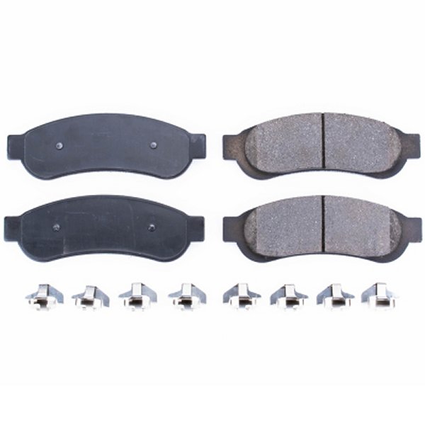 10-12 Ford F-250 Super Duty Rear Z17 Evolution Ceramic Brake Pads w/Hardware