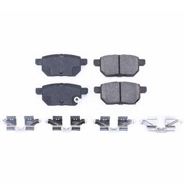 09-10 Pontiac Vibe Rear Z17 Evolution Ceramic Brake Pads w/Hardware