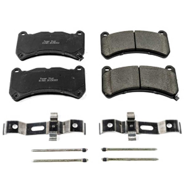 13-14 Ford Mustang Front Z17 Evolution Ceramic Brake Pads w/Hardware