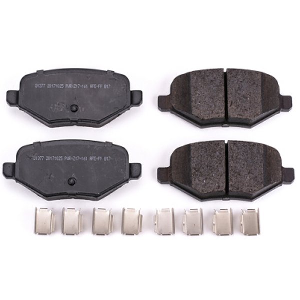 11-13 Ford Edge Rear Z17 Evolution Ceramic Brake Pads w/Hardware