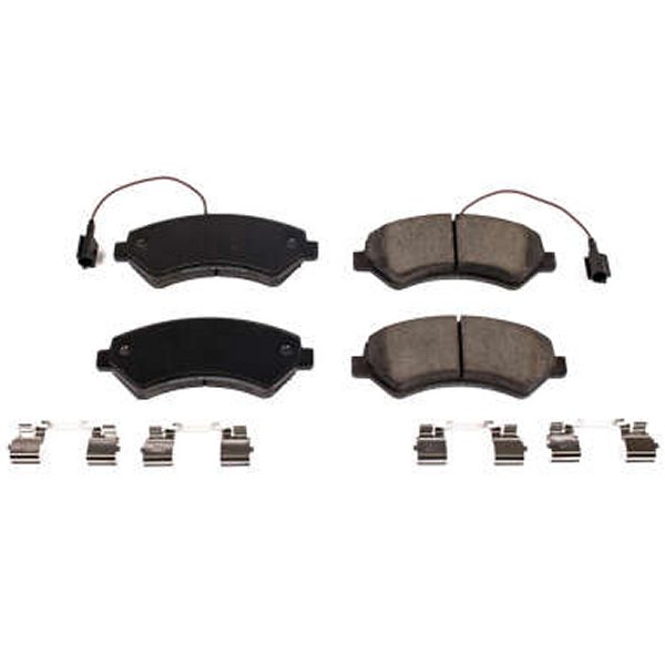 2019 Ram ProMaster 1500 Front Z17 Evolution Ceramic Brake Pads w/Hardware