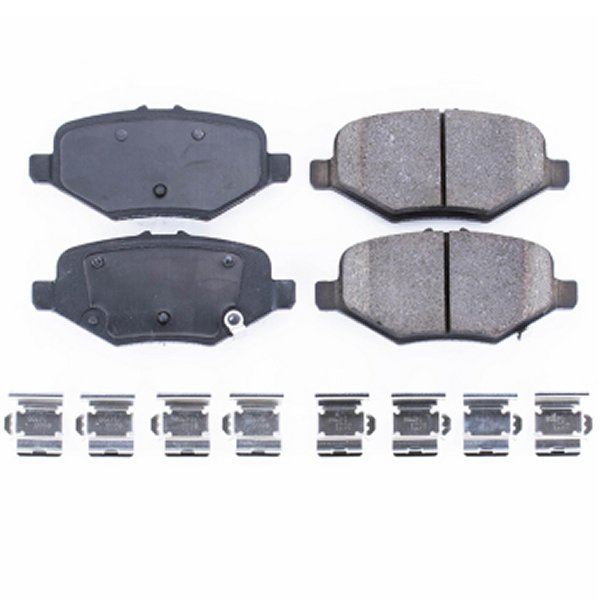 13-16 Ford Explorer Rear Z17 Evolution Ceramic Brake Pads w/Hardware