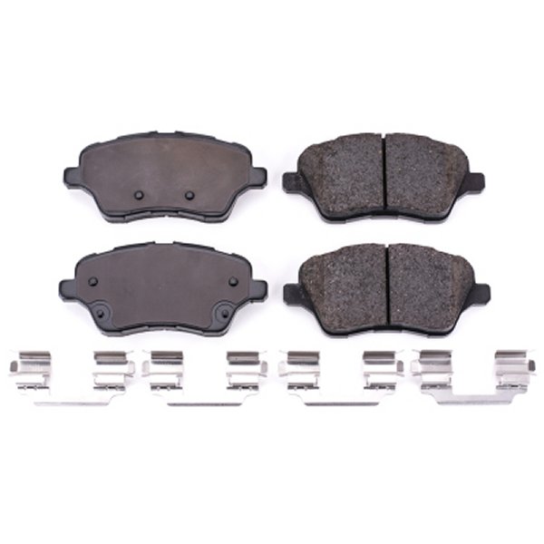 14-19 Ford Fiesta Front Z17 Evolution Ceramic Brake Pads w/Hardware
