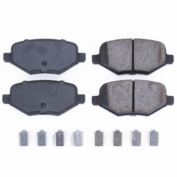 14-15 Ford Edge Rear Z17 Evolution Ceramic Brake Pads w/Hardware