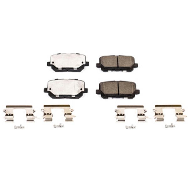 14-19 Dodge Charger Rear Z17 Evolution Ceramic Brake Pads w/Hardware