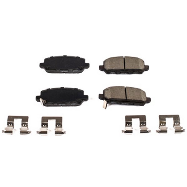 2016 Honda CR-Z Rear Z17 Evolution Ceramic Brake Pads w/Hardware