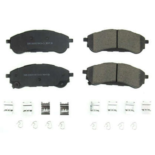2019 Ford Ranger Rear Z17 Evolution Ceramic Brake Pads w/Hardware