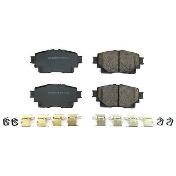 20-21 Toyota Highlander Rear Z17 Evo Ceramic Brake Pads w/Hardware