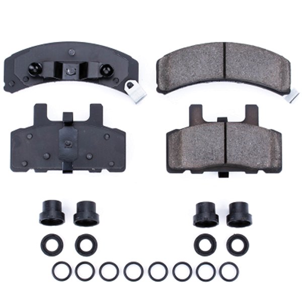 1993 Cadillac 60 Special Front Z17 Evolution Ceramic Brake Pads w/Hardware