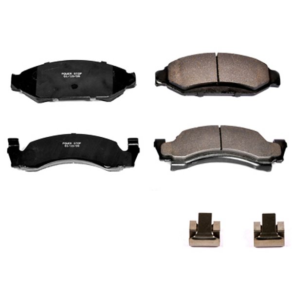 87-93 Ford Bronco Front Z17 Evolution Ceramic Brake Pads w/Hardware