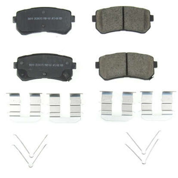 18-19 Hyundai Kona Rear Z17 Evolution Ceramic Brake Pads w/Hardware