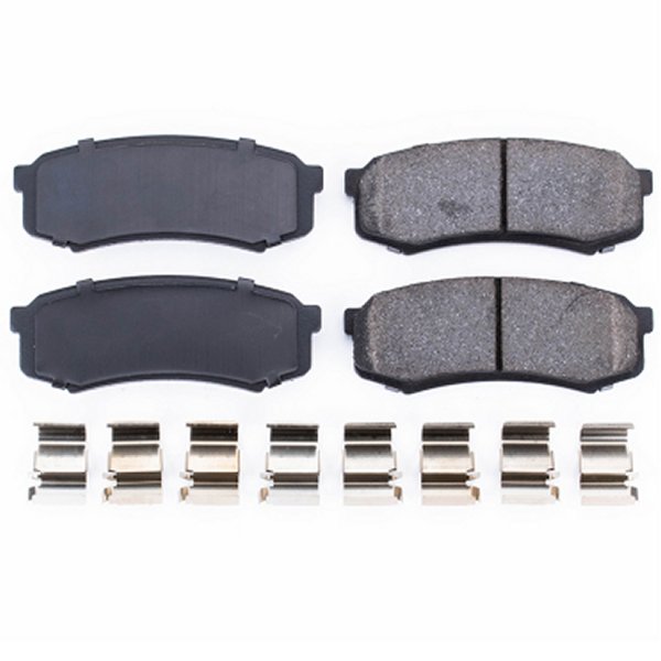 10-19 Lexus GX460 Rear Z17 Evolution Ceramic Brake Pads w/Hardware