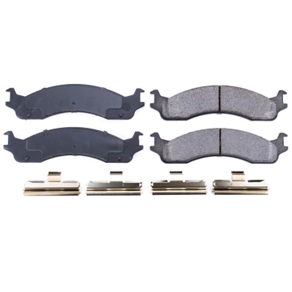 1998 Dodge B2500 Front Z17 Evolution Ceramic Brake Pads w/Hardware