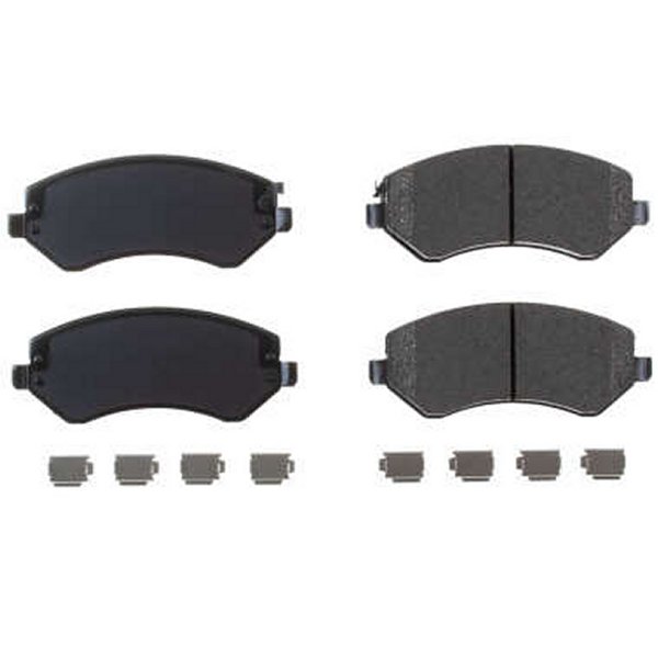 04-07 Chrysler Town & Country Front Z17 Evolution Ceramic Brake Pads w/Hardware