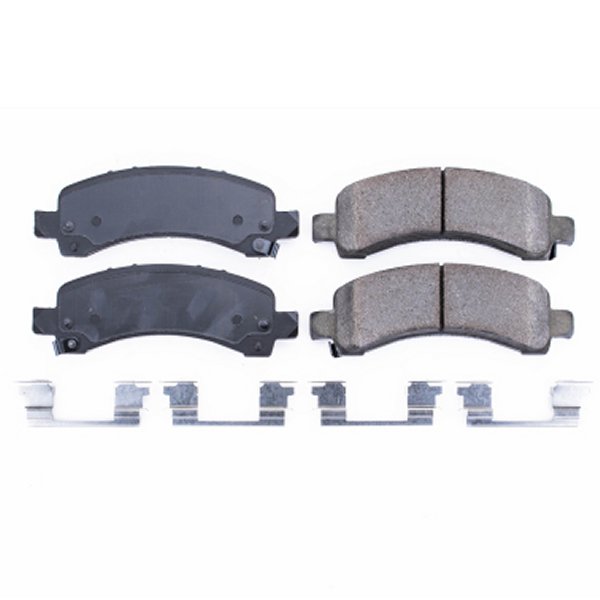 02-06 Cadillac Escalade Rear Z17 Evolution Ceramic Brake Pads w/Hardware