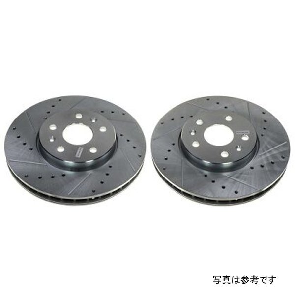 20-21 Chevrolet Corvette Front Evolution Drilled & Slotted Rotor - Pair