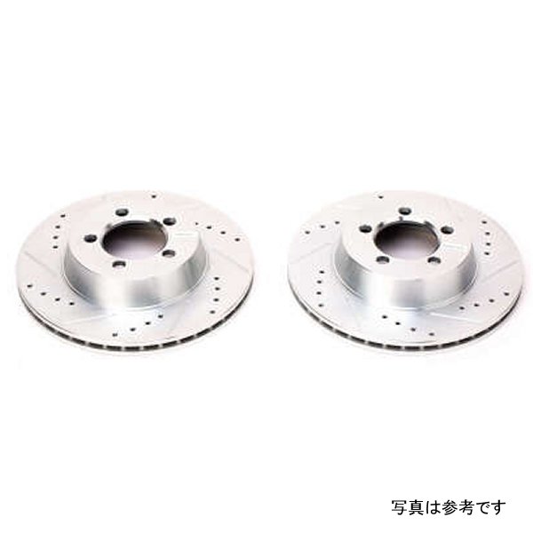 67-72 Dodge Dart Front Evolution Drilled & Slotted Rotors - Pair