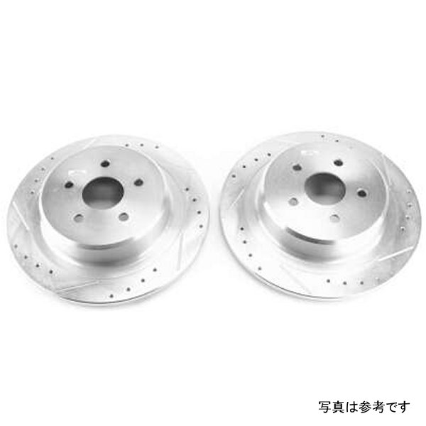 Jeep Wrangler BBK Rear Drilled & Slotted Rotor - Pair