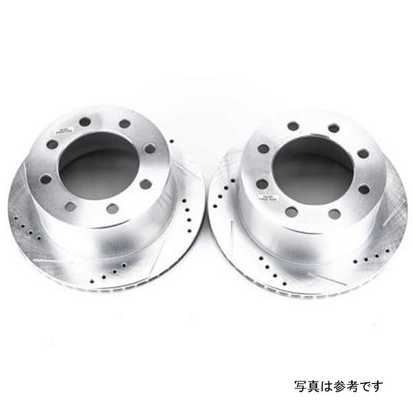 00-02 Dodge Ram 2500 Rear Evolution Drilled & Slotted Rotors - Pair