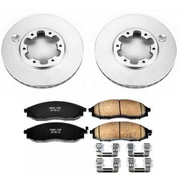 03-04 Nissan Frontier Front Z17 Evolution Geomet Coated Brake Kit