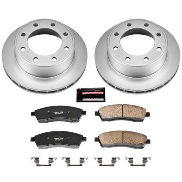 00-05 Ford Excursion Rear Z17 Evolution Geomet Coated Brake Kit