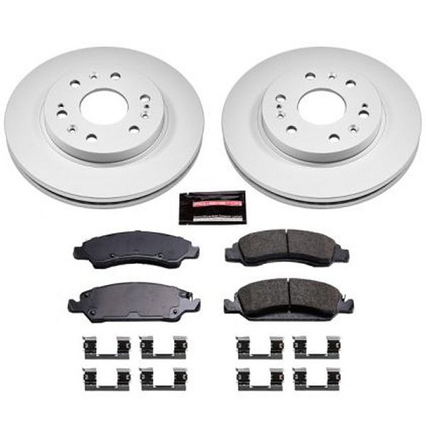 08-19 Cadillac Escalade Front Z17 Evolution Geomet Coated Brake Kit