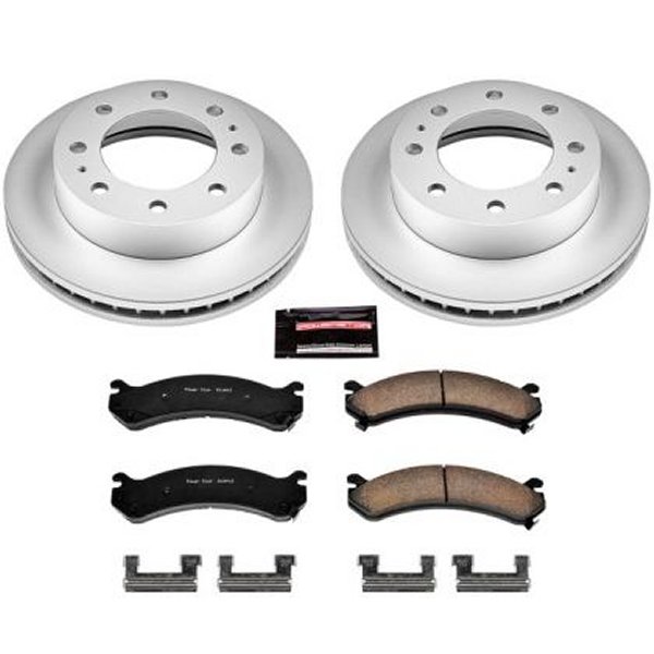 02-04 Chevrolet Avalanche 2500 Front Z17 Evolution Geomet Coated Brake Kit