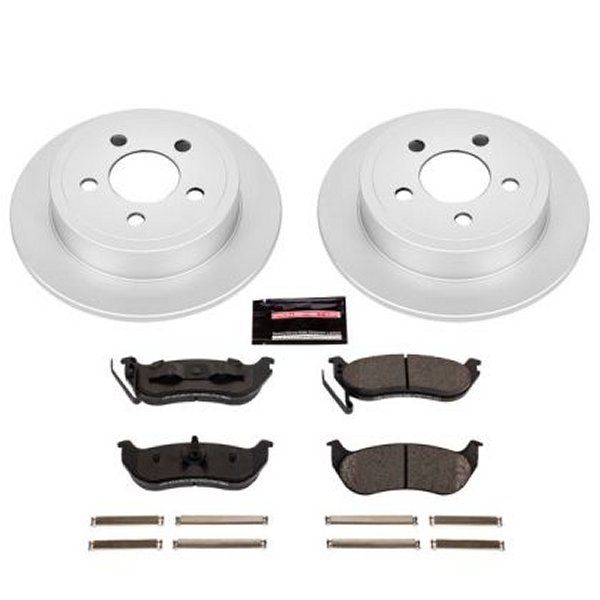 03-07 Jeep Liberty Rear Z17 Evolution Geomet Coated Brake Kit
