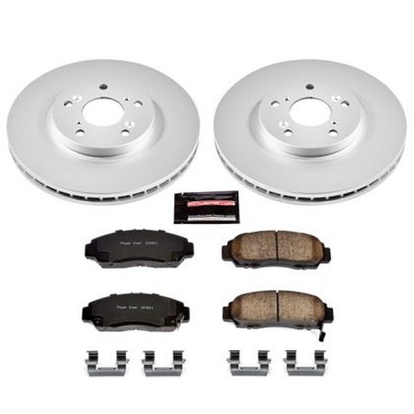 01-03 Acura CL Front Z17 Evolution Geomet Coated Brake Kit