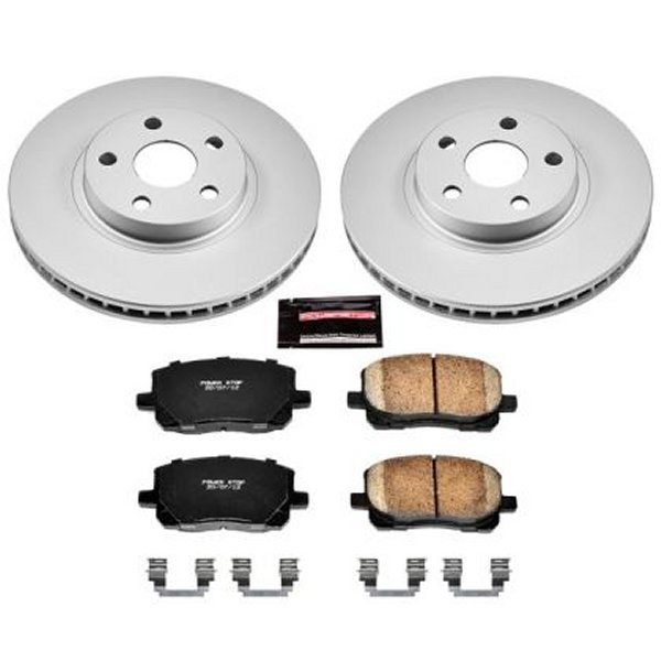 03-08 Pontiac Vibe Front Z17 Evolution Geomet Coated Brake Kit