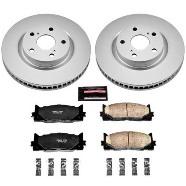 13-18 Lexus ES300h Front Z17 Evolution Geomet Coated Brake Kit