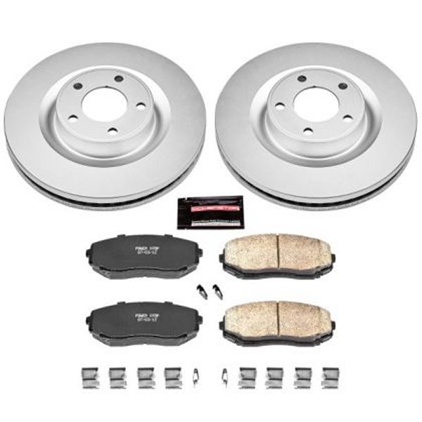 07-15 Ford Edge Front Z17 Evolution Geomet Coated Brake Kit