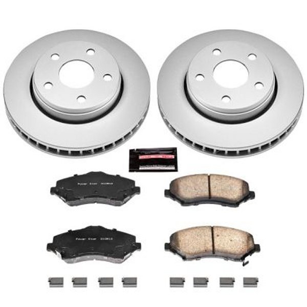 07-17 Jeep Wrangler Front Z17 Evolution Geomet Coated Brake Kit