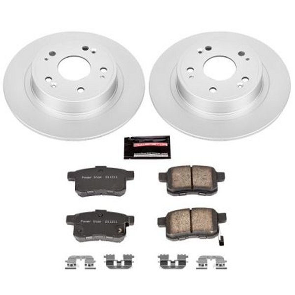 09-10 Acura TSX Rear Z17 Evolution Geomet Coated Brake Kit