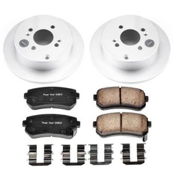 06-07 Hyundai Accent Rear Z17 Evolution Geomet Coated Brake Kit