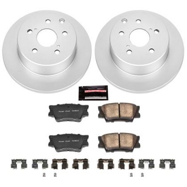 10-12 Lexus HS250h Rear Z17 Evolution Geomet Coated Brake Kit