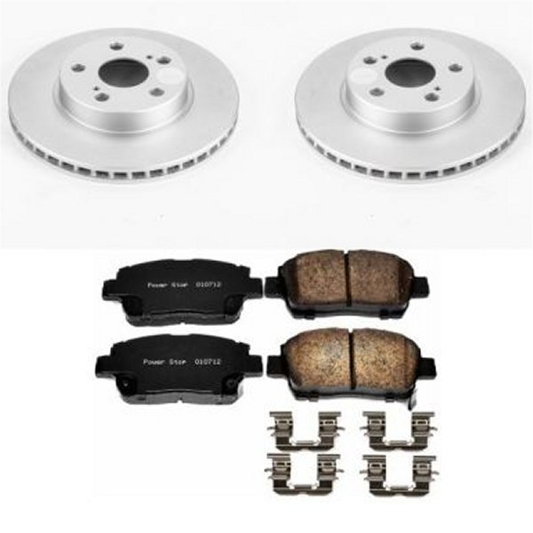 04-09 Toyota Prius Front Z17 Evolution Geomet Coated Brake Kit