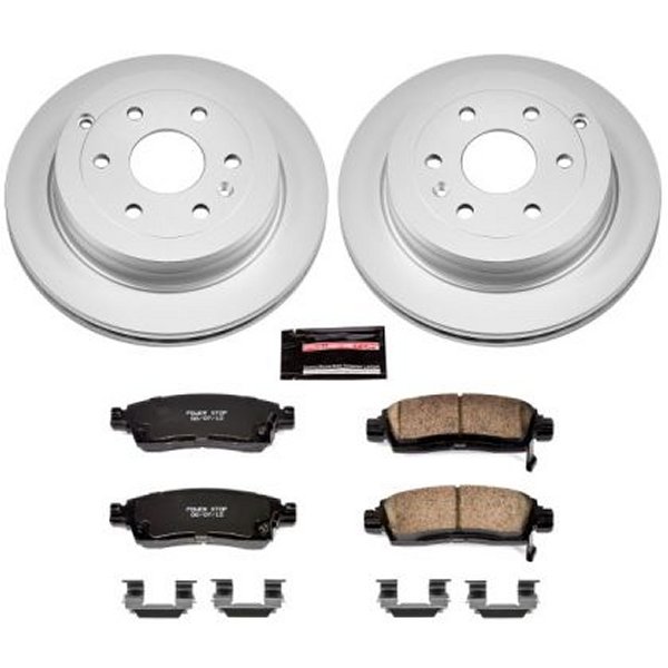 08-17 Buick Enclave Rear Z17 Evolution Geomet Coated Brake Kit