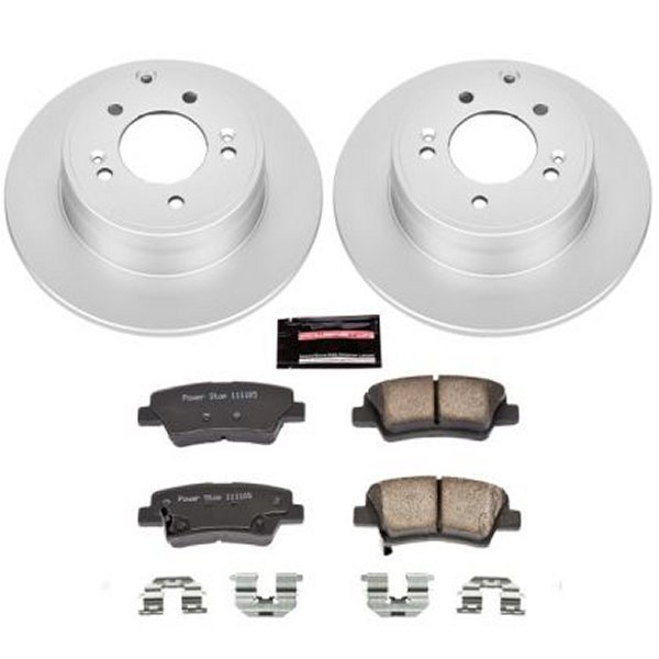 12-17 Hyundai Azera Rear Z17 Evolution Geomet Coated Brake Kit